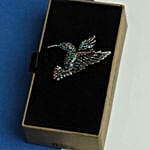 Hummingbird Brooch
