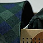 Timeless Tie & Square Combo- Green