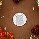 Shri Ram Lala Virajman 925 Silver Coin