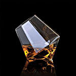 Gold Rim Diamond Whiskey Glass Set of 2