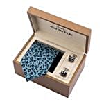 Forever Paisley Love Tie & Pocket Square Set- Teal