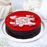 Forever Promise Chocolate Photo Cake Half Kg