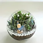 Jade Milt Sansevieria Plant Glass Vase Terrarium