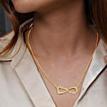 Personalised Love Infinity Necklace