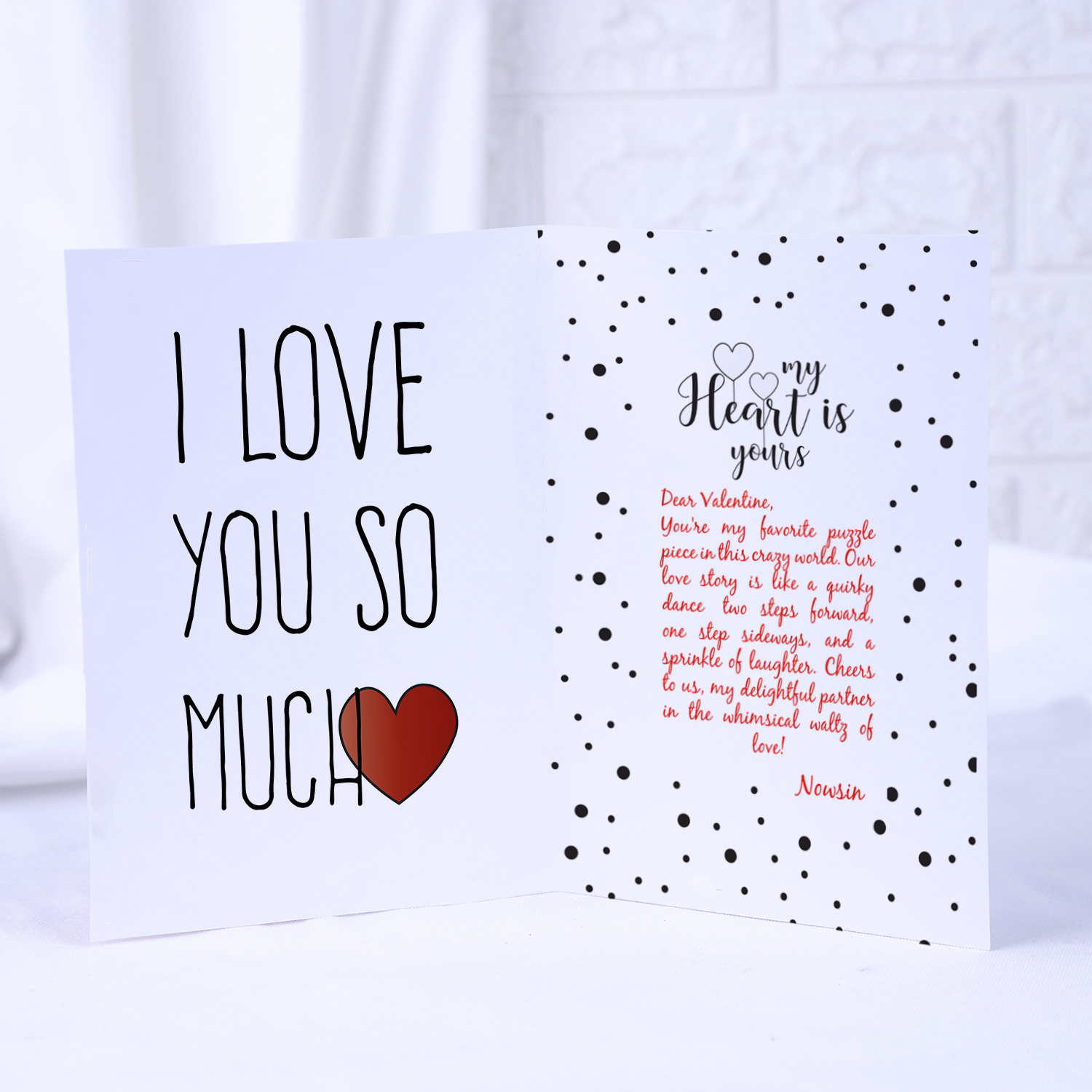 Beloved Moments Personalised Greeting Card