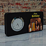 Birthday Memories Personalised Clock Tabletop