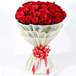 Majestic 50 Red Roses Bouquet