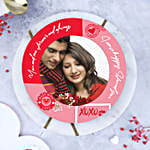 Personalised Chocolate Cake Of Love- 1Kg