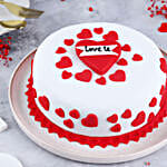 Love U Hearts Designer Cake- 1 Kg