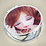 Cute Doll Compact Gift Mirror