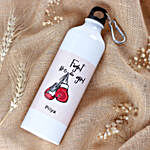 Personalised Fight Like A Girl Gift Bottle