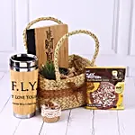 Personalised First Love Yourself Gift Basket