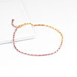 925 Silver Dual Tone Anklet