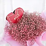 Mystic Beauty Bouquet & Hearty Chocolates