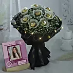 Personalised Frame & Magical Ferrero Bouquet