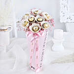 Personalised Rocher Beauty Gift Bouquet