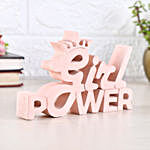 Peachy Girl Power Table Top Gift