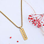 Golden Glow Name Necklace