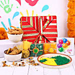 Personalised Holi Tabletop & Delights Gift