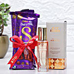 Silk Chocolates & Premium Perfume Combo
