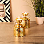 Courtyard Candle Stand Set of 2
