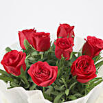Classy 8 Red Roses Bouquet