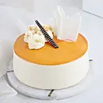 Colourful Gerberas & Butterscotch Cake Combo