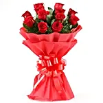 Enigmatic 12 Red Roses Bouquet