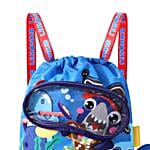 Dino Waterproof Swimming Bag- Blue