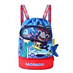 Dino Waterproof Swimming Bag- Blue