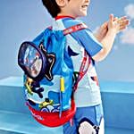 Dino Waterproof Swimming Bag- Blue