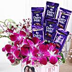 Orchid Delight For Best Mom
