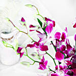 Vibrant Purple Orchid Flower Bunch