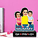 Mother's Embrace Personalised Caricature