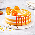 Golden Glow Eggless Butterscotch Cake- 1Kg