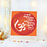 Mantra Blessing Printed Tabletop