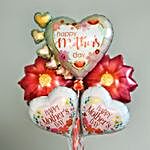 Happy Mothers Day Flower Balloon Bouquet