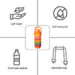 Maths Wizard Water Bottle- Orange