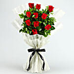 Red Rose Romance & Cake Surprise