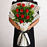 Red Rose Romance & Cake Surprise