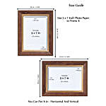 Personalised Golden Textured Photo Frame
