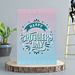 Greeting Card & Personalised Photo Frame For Brother
