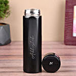 Personalised Insulated Black Bottle- Set of 12