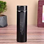 Personalised Insulated Black Bottle- Set of 12