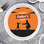 Loving Dad Chocolate Photo Cake 1 Kg