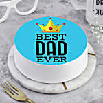 Best Dad Ever Photo Cake Vanilla Half Kg