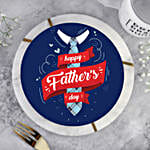 Fathers Day Pineapple Photo Cake 2 Kg Eggless