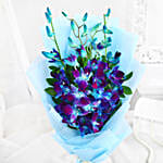 Azure Symphony Bouquet & Bento Cake