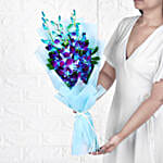 Azure Symphony Bouquet & Bento Cake