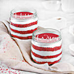 Eternal Red Velvet Jar Cake